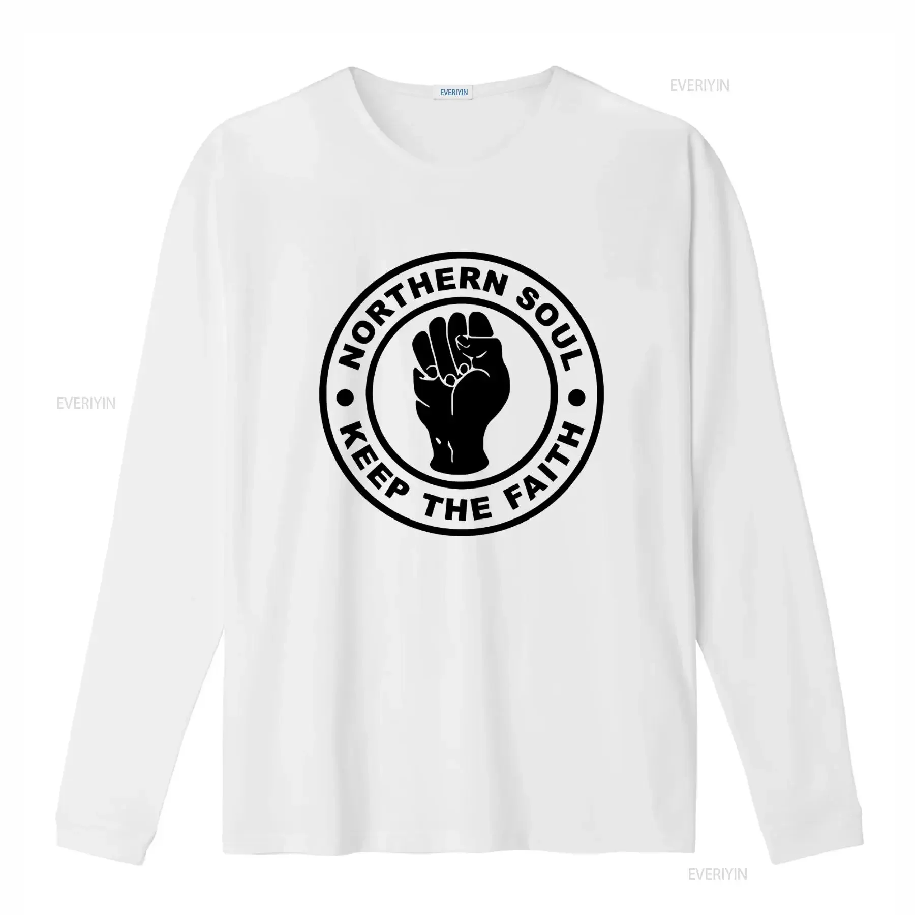 Northern Soul Keep The Faith T Shirt Retro Mod Motown Style from Wigan Casino vintage Washed Unisex designer clothes