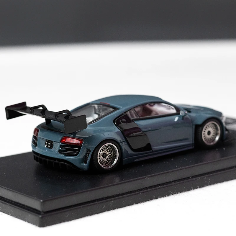 LMF 1/64 Audi R8 LMS Ultra aleación vehículo de motor de juguete Diecast Metal modelo regalos