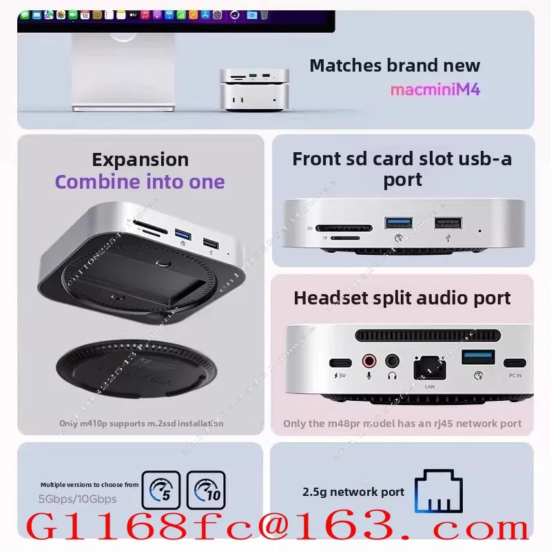 M4 Pro Extended Capacity Type-C Multi-Interface Converter M.2 Hard
