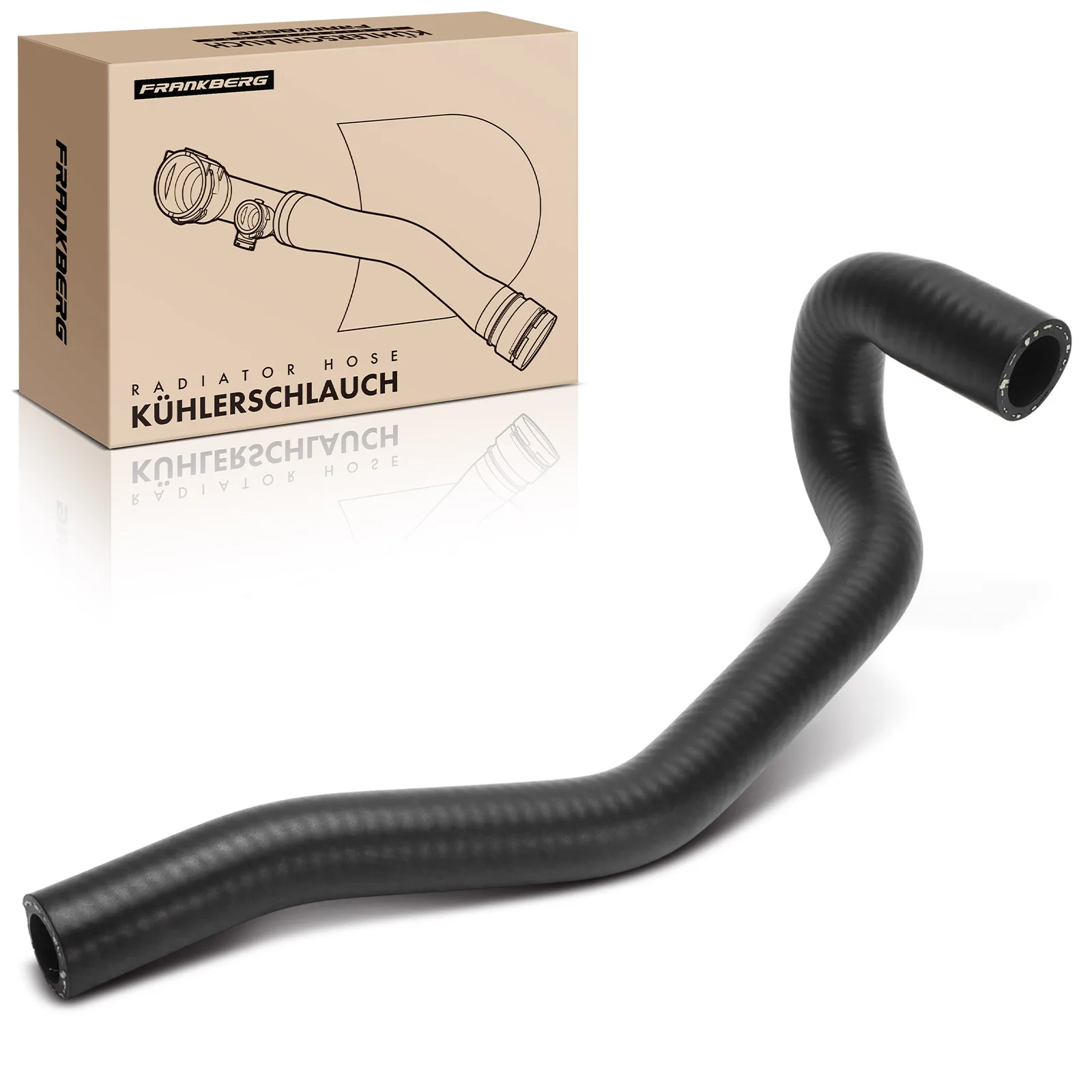 Frankberg 1x tuyau de radiateur pour Audi Q3 8UB 8UG 2.0L 2011-2015 Seat Alhambra VW Sharan Sharan Van Tiguan Van 5N0121109D