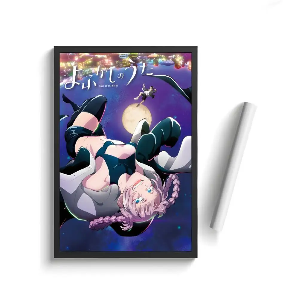 نداء الليل أنيمي المشارك عالية الجودة طباعة ديكور المنزل جدار الفن جدارية غرفة زخارف للحانات