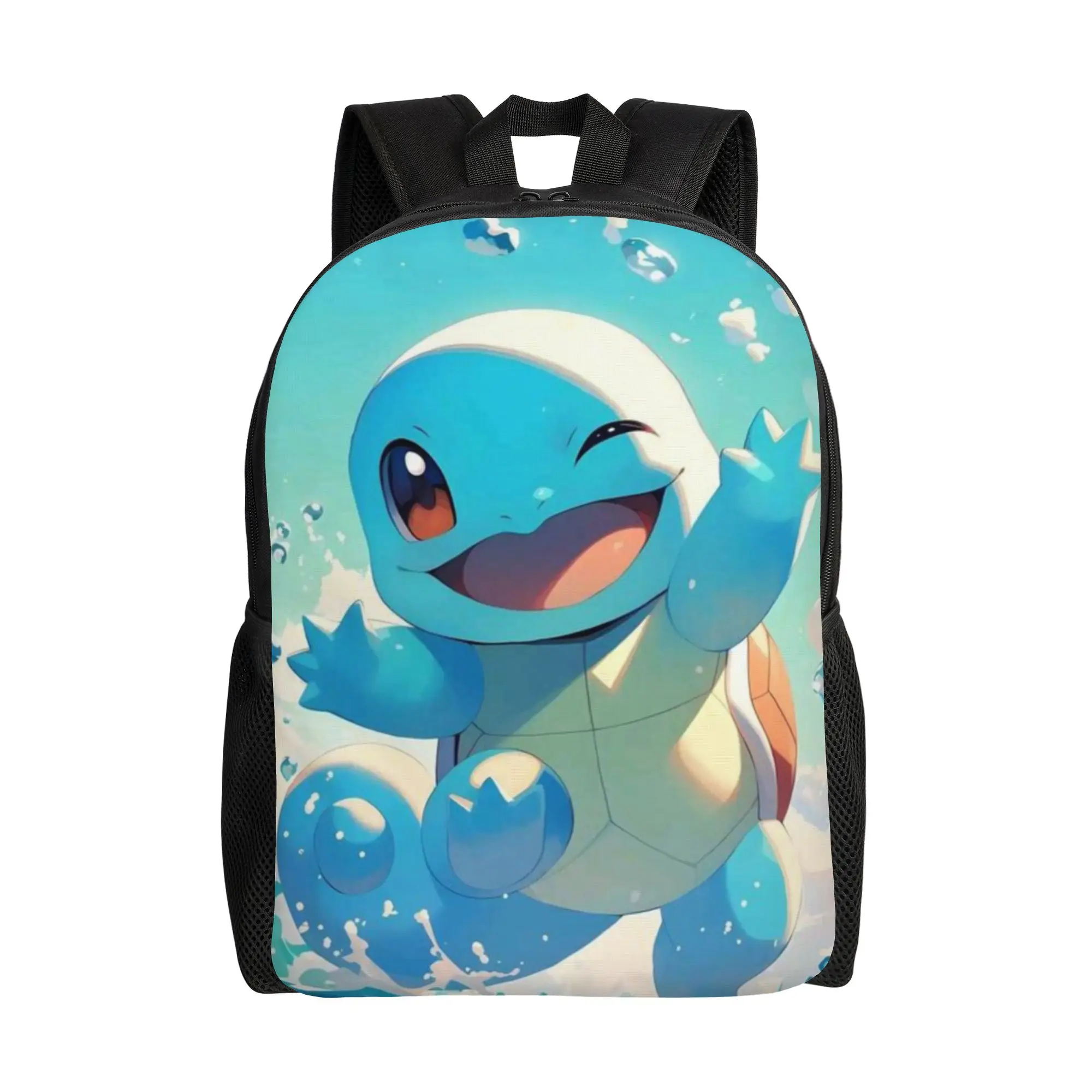 

Squirtle Backpack Back to school season Blue Shell Turtle Daily Backpack