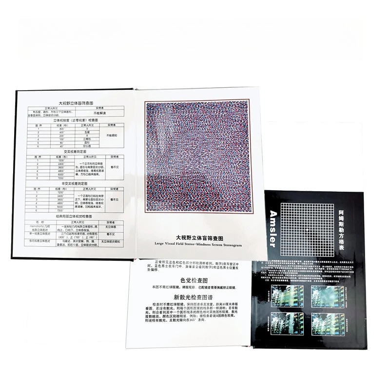 Visual Comprehensive Inspection Diagram RDS Stereoscopic Vision Examination Diagram Third Level Visual Function Color Blindness