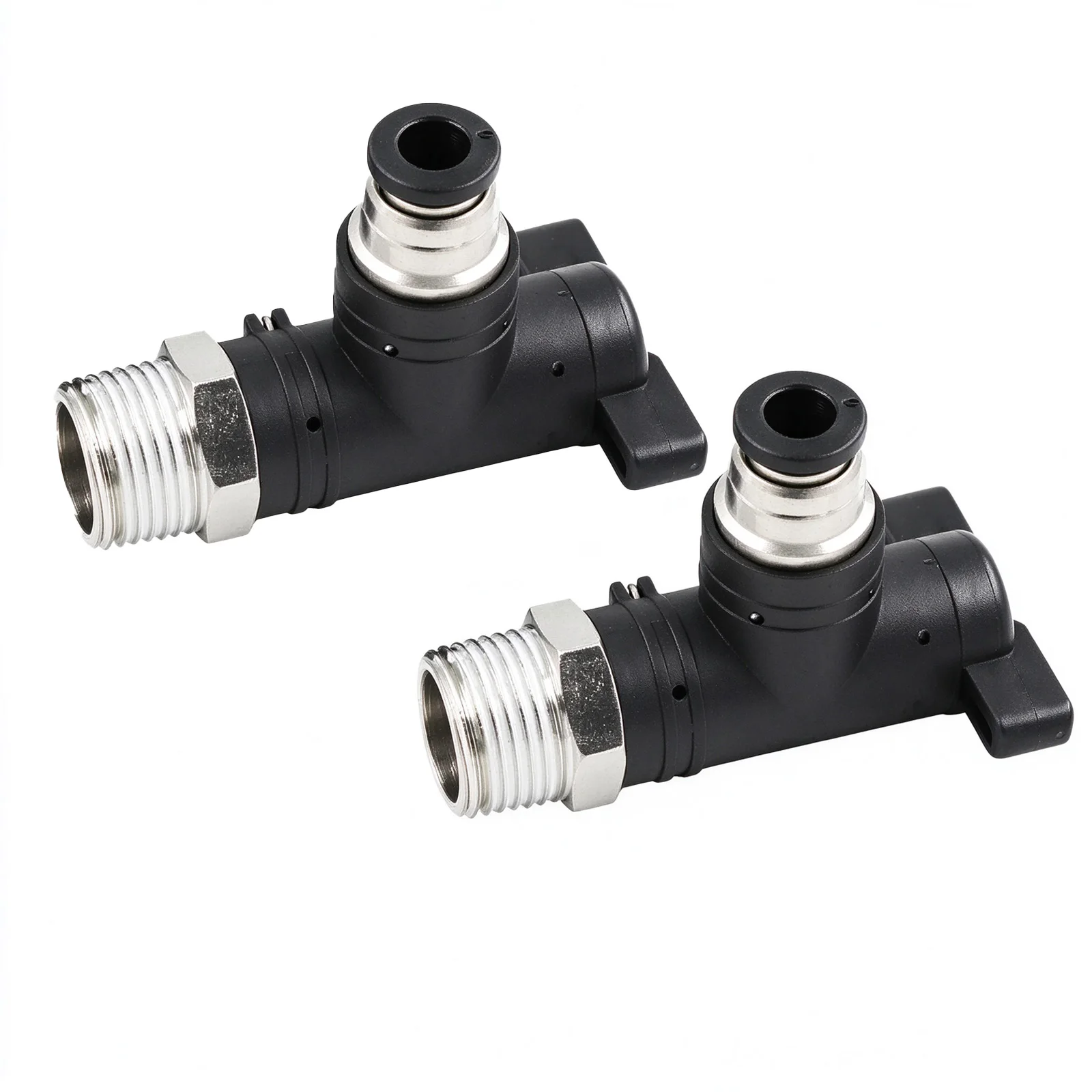 BL Pneumatic Hand Ball Valve Air Tube On-off Switch  Push In Quick Connector for 6/8/10mm PU Air Hose Pneumatic Fitting