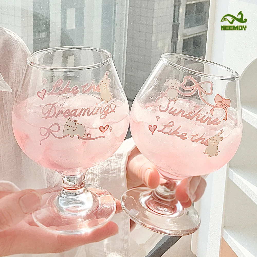 

Exquisite Wine Glass - Glass Cup for Festive Holiday Drinks & Decor Ideal for Gifting At Parties Celebrations Household Items