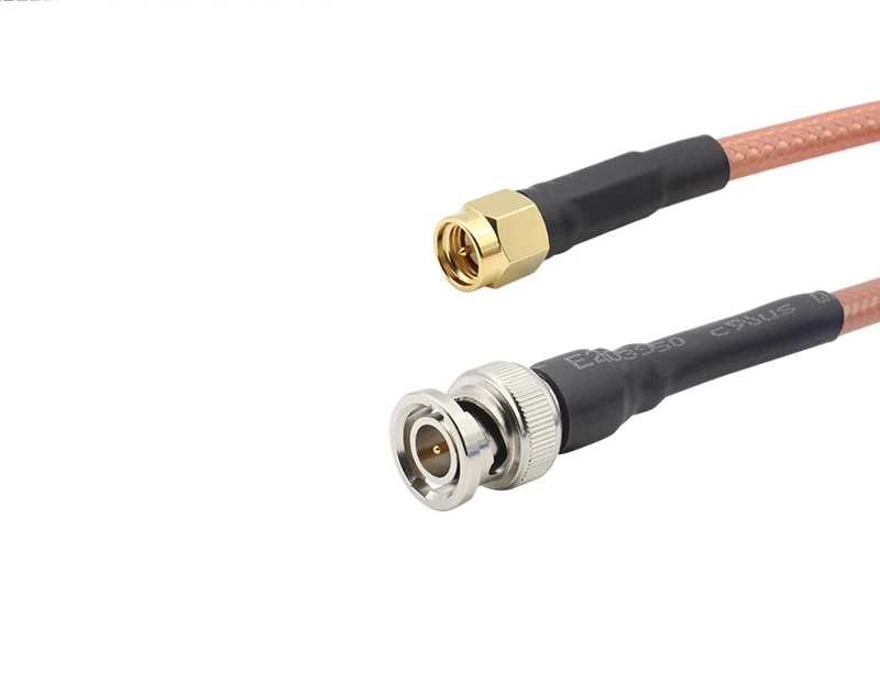 Long test level RF cable SMA male internal pin special grade to BNC male internal pin extension cable RG142 oscilloscope 6GHZ