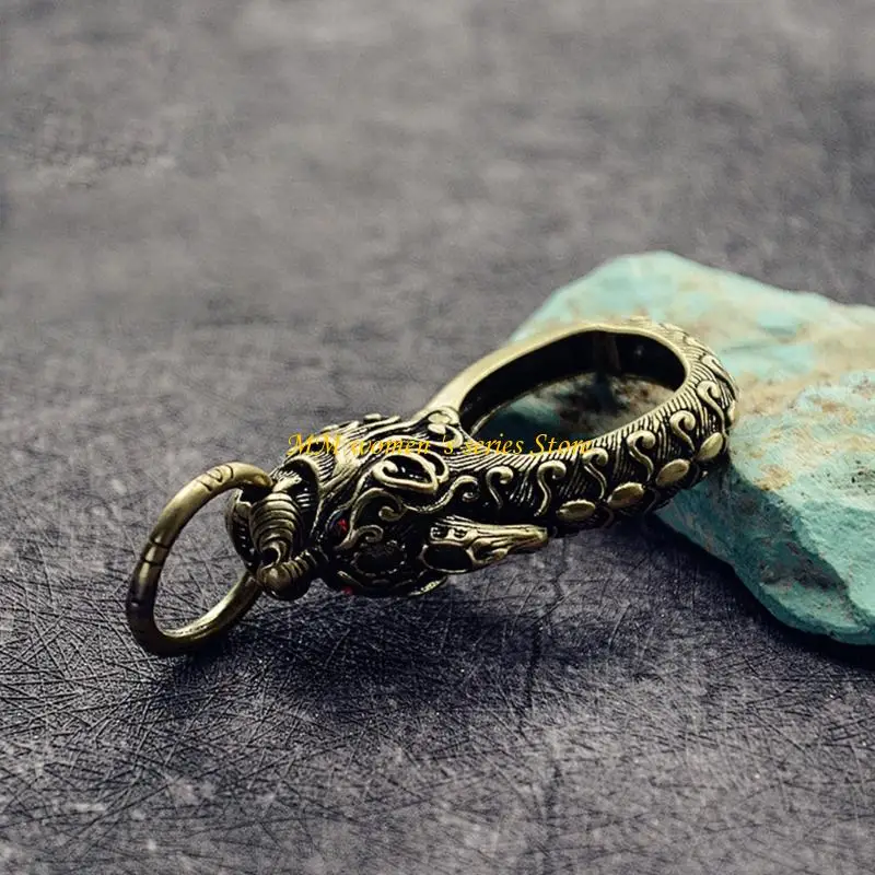 Q39C Creative Loong Keychains Keyrings Keyrings Theme