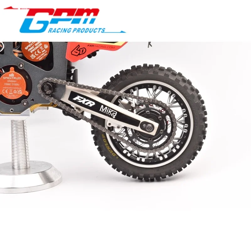 Zestaw zębatek łańcuchowych GPM MX3511S ze stali średnio węglowej (35T/11T) do motocykla RC LOSI 1/4 PROMOTO MX SM - ulepszenie
