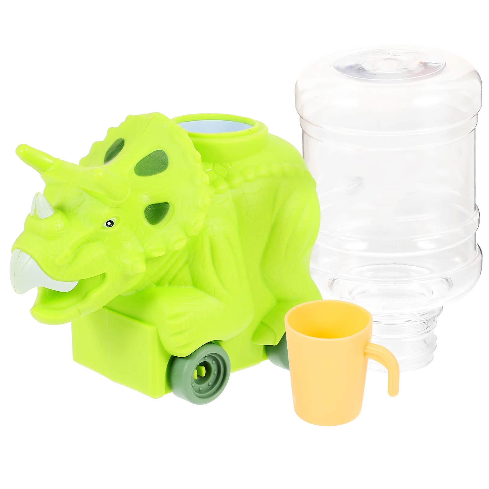 Mini distributeur d'eau dinosaure, jeu éducatif, appareil de cuisine, couleurs vives, développement de la Coordination œil-main pour enfants, logique