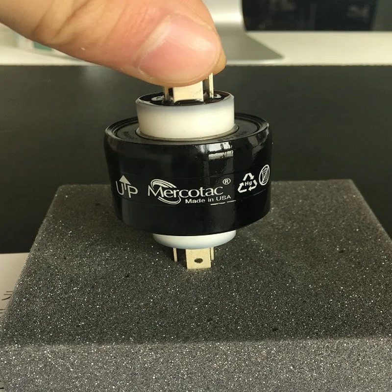 

MERCOTAC M830 830 830-SS, Mercury Conductive Slip Ring, Eight Rotating Electrical Conductors 8 Way Electric Joint