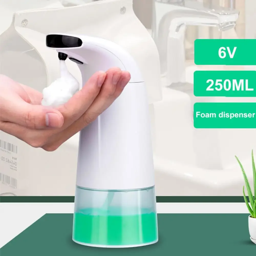 

Smart Home 250ml Waterproof Foam Liquid Dispenser Automatic Soap Dispenser Sensor Touchless Hand Washer Soap Dispenser Pump