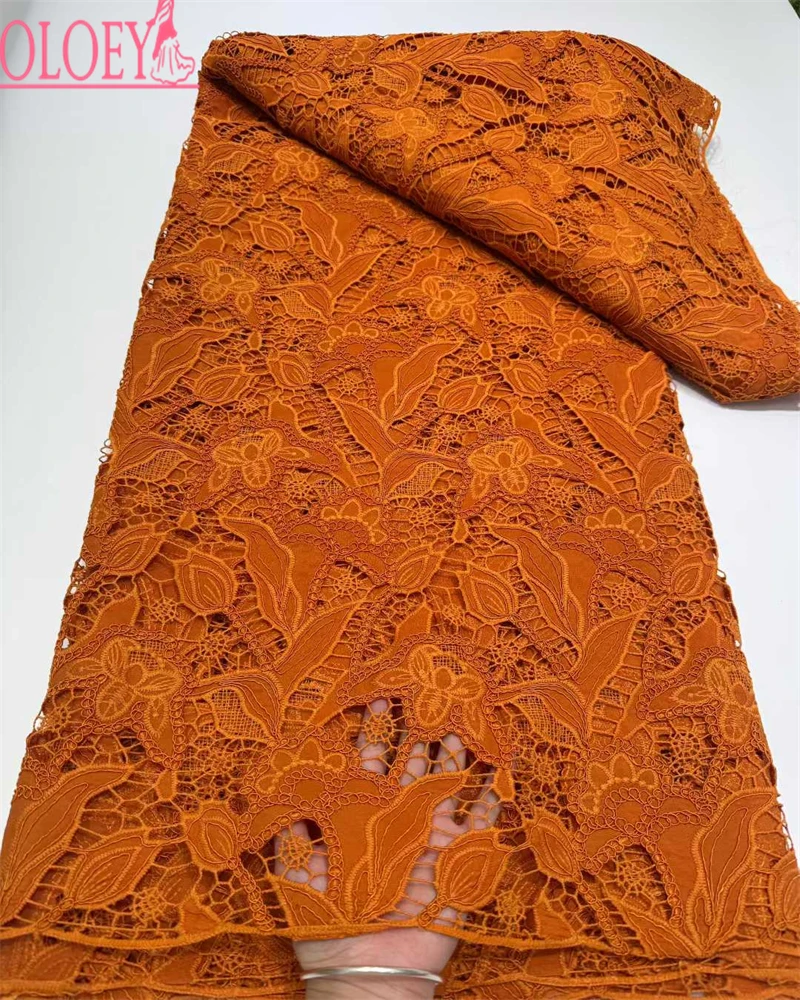 

OLOEYLatest Swiss Voile Lace African Bazin Riche Fabric African 100% Cotton Nigerian Lace Fabric For Party Dress