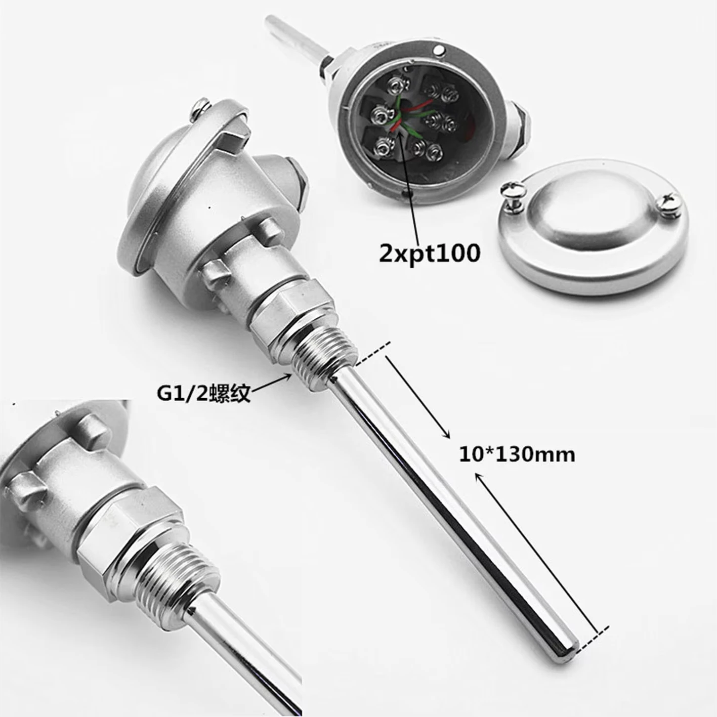 

6 Wire Thermocouple 2x Pt100 Resistance Thermometer Fast Shipping with Warranty