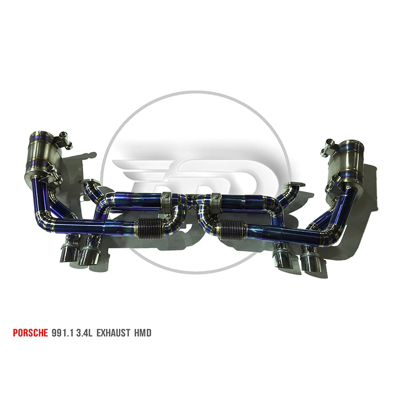 

Titanium Alloy Exhaust Pipe Manifold Downpipe is Suitable for Porsche 911 991.1 GT3 992 Auto Modification Electronic Valve