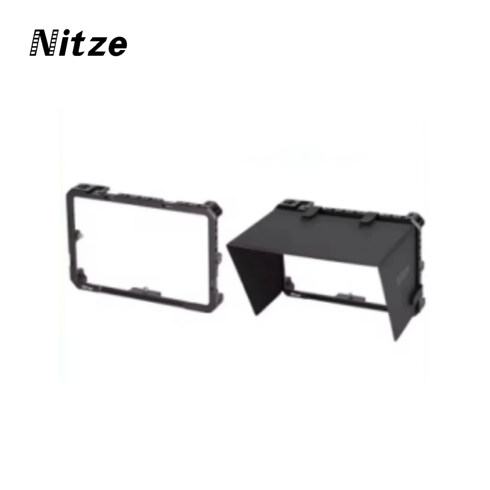 Nitze Cage For Feelworld S7 Monitor With HDMI Cable Clamp And Sunhood