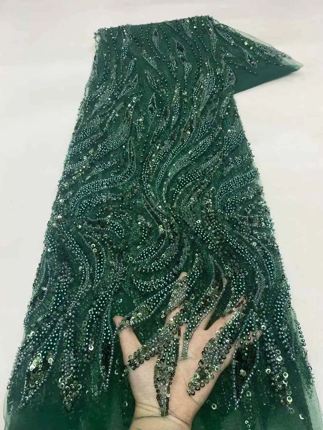 الأحمر الأفريقي شبكة نسيج الدانتيل النيجيري الخرز أقمشة الدانتيل 2025 جودة عالية نيجيريا فساتين الدانتيل للنساء حفل زفاف الخياطة