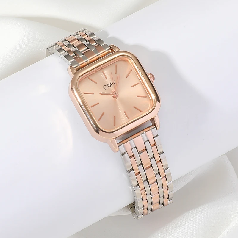 Women's Watch, Quartz Watch, Simple Fashion Casual Watch, Small Elegant Metal Strap, Square Dial