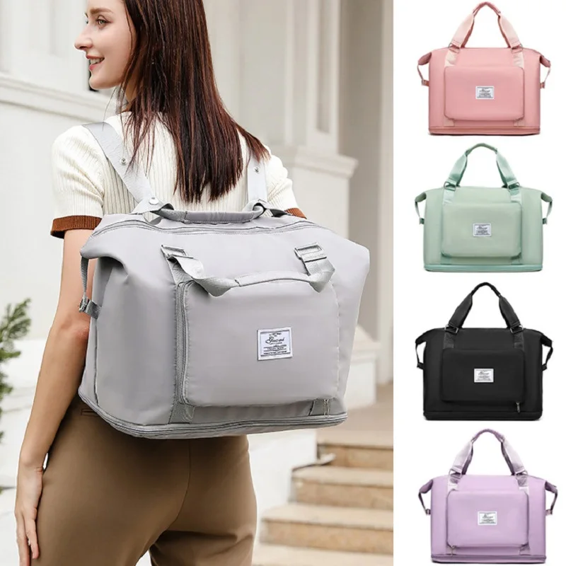 Dual Purpose Backpacks Business Travel Travel Bags Foldable Bags Large Capacity Short Travel Bags Women\'s Gym Bags