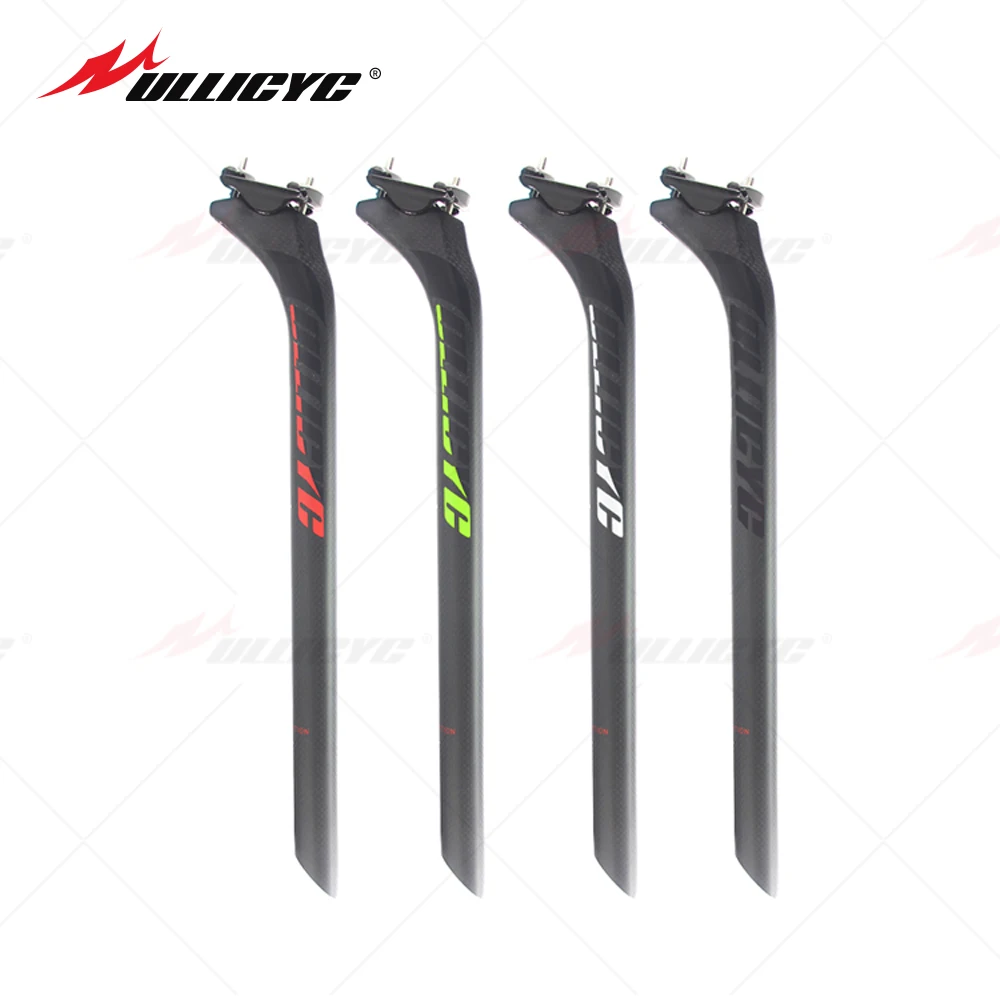 

Ullicyc Matte Red/Black/Green/White 20mm Carbon Seatpost 27.2/30.8/31.6*400mm Carbon Bike Cycling Parts MTB/Road