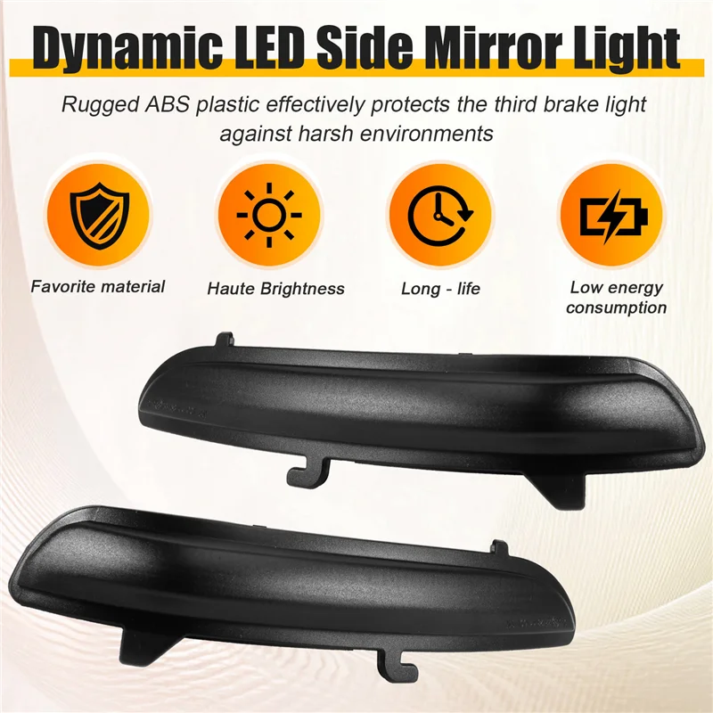A03Z-Dynamic LED الجانب مرآة الوامض تدفق الضوء ل 208 2008 2012-2020 لسيتروين C3 #6