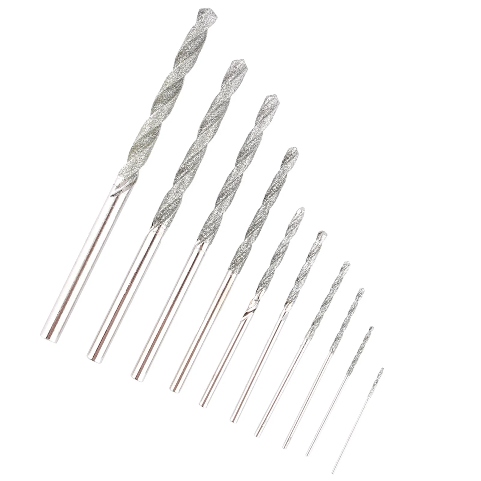 유리 타일 석재용 팁이 있는 드릴 비트 세트 10개 0.8-4.0mm - 타일 및 유리 드릴 비트 - 주택 개조 도구