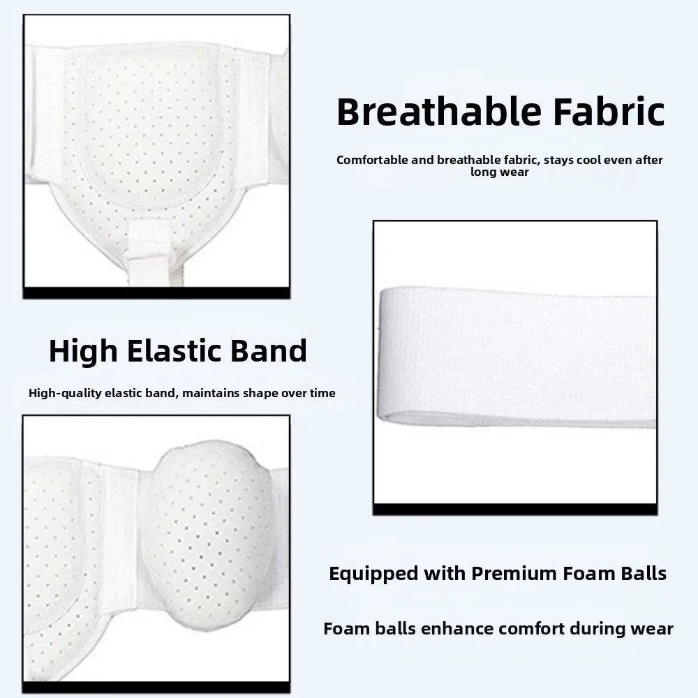 Cinturón ajustable para hernia, diseño cómodo y transpirable, cinturón de soporte para la ingle, correa de recuperación antideslizante, protector para hernia, hernia deportiva