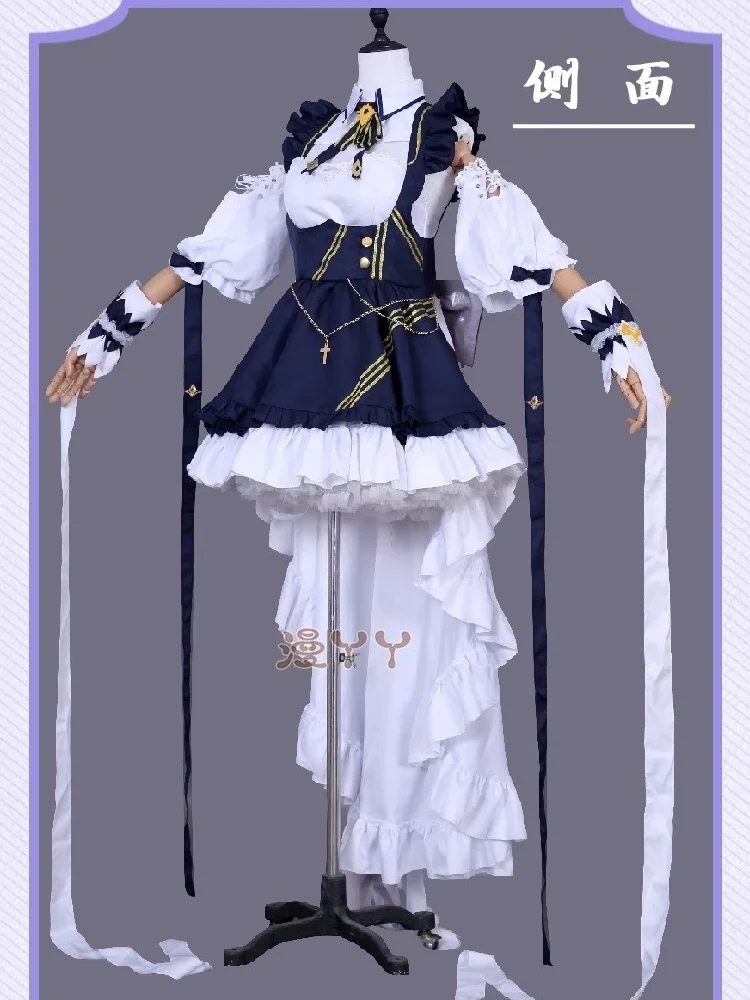 Heißes Spiel azur lane hms cheshire cosplay Kostüm Frauen Mädchen Dienst mädchen Anzug Schürze Kleid Rollenspiel Kleidung Karneval Party Outfit Lager