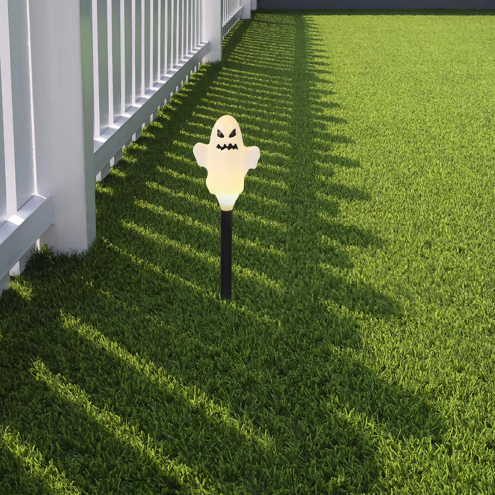 

1 set 1 Set Ghost Stake Lights: Waterproof Led Halloween Decorations For Outdoor Lawn Garden Party Haunted House Decoration