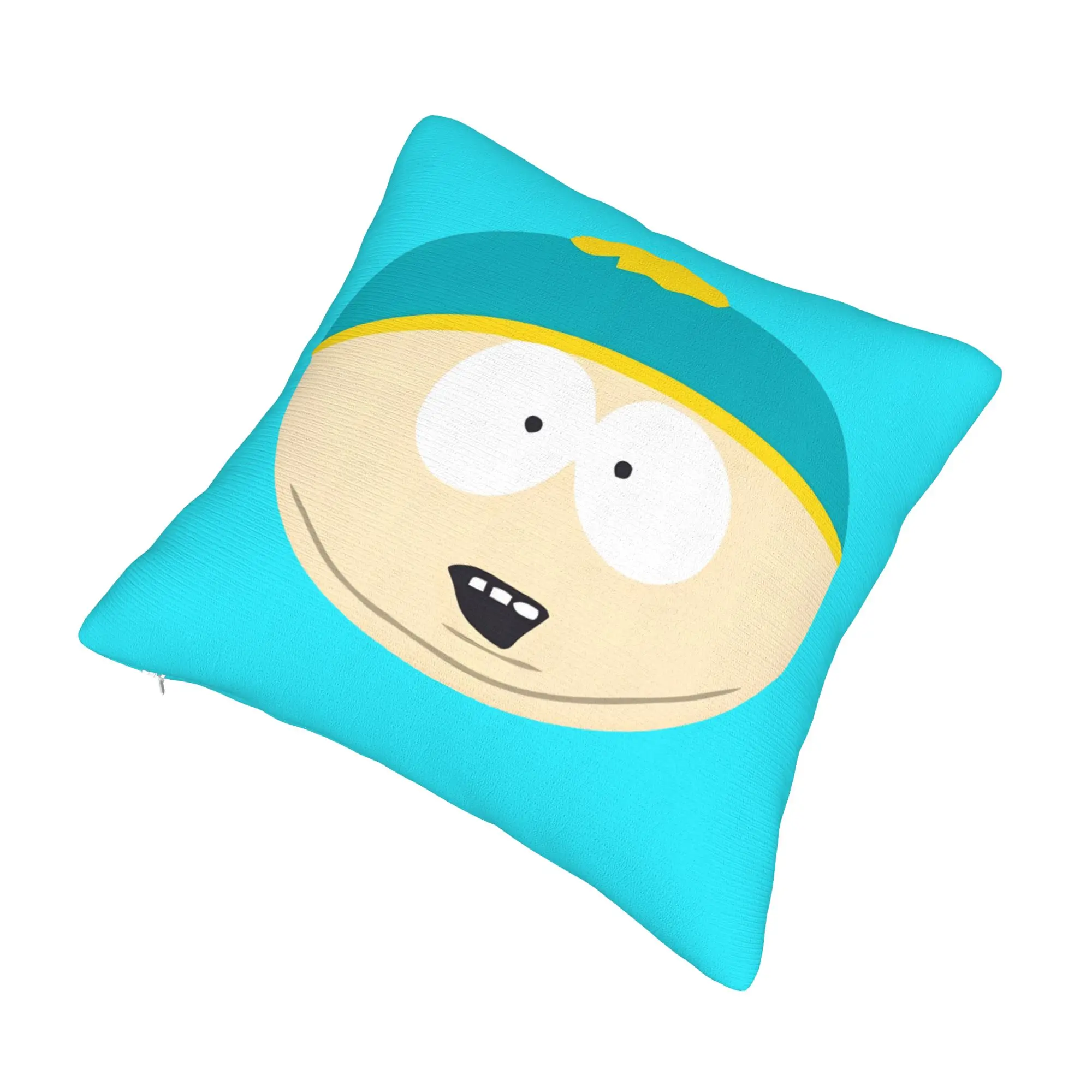 Fashion Cartoon Eric Cartman Cushion Covers 45x45cm Soft South Parks Throw Pillow for Car Square Pillowcase Home Decor