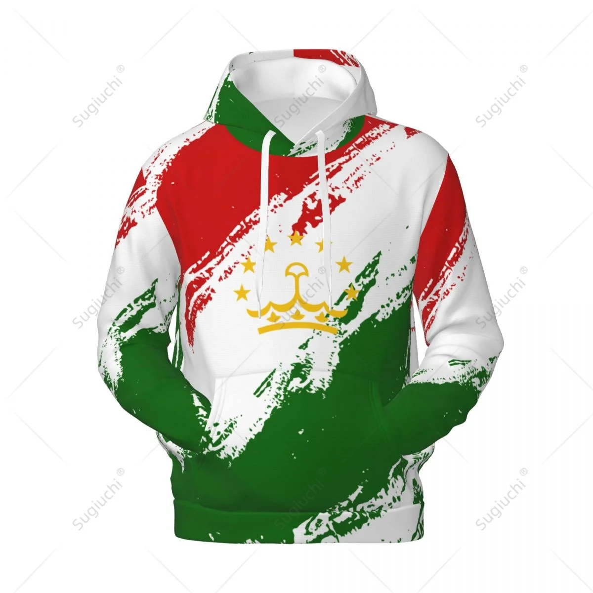 

Unisex Tajikistan Flag Color Hoodie 3D Men Women Harajuku Sweatshirt Pullover Hoodies Polyester Casual