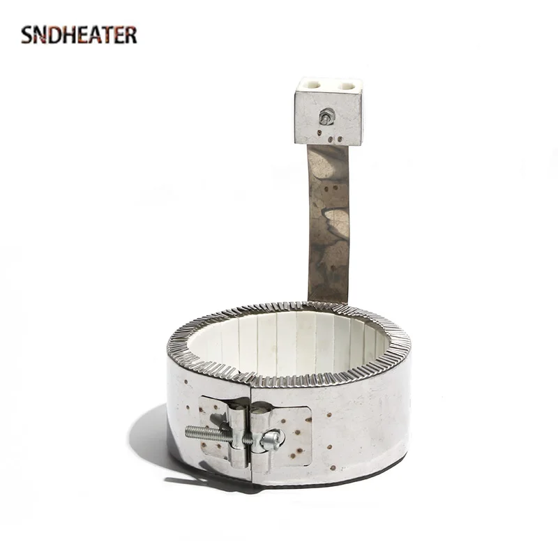 SNDHEATER 220 В керамический нагреватель слюды ID70 ID80 герметичная катушка нагревательного элемента 70x70 мм 80x60 мм с вилкой для литья под давлением