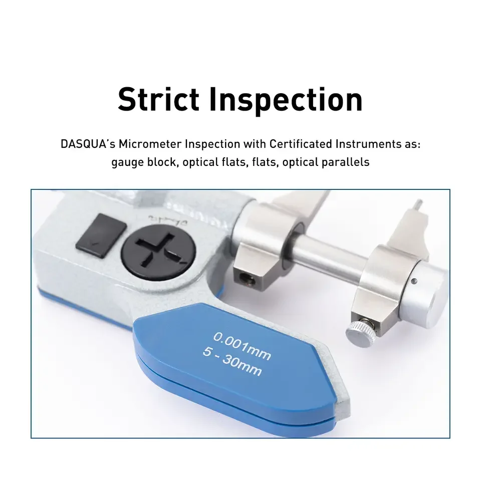 DASQUA High Precision 25-50mm Micrmetro Interior 50-75mm Digital Inside Micrometer  1"-2" Electronic Inside Micrometer image 4