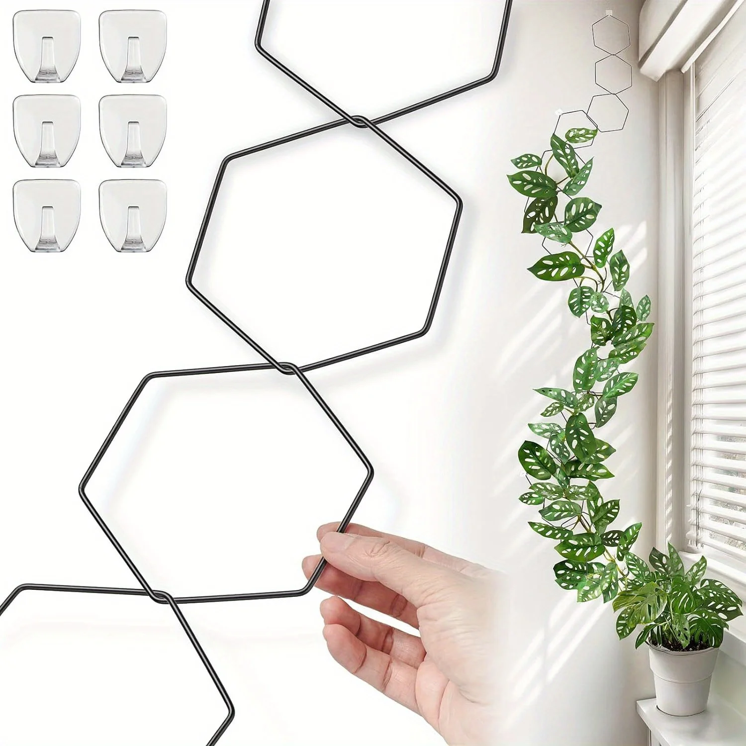 DIY Plant Trellis Garden Chain Trellis Advanced Matte Finish DIY Climbing Paths Easy To Install Elegant Aesthetic