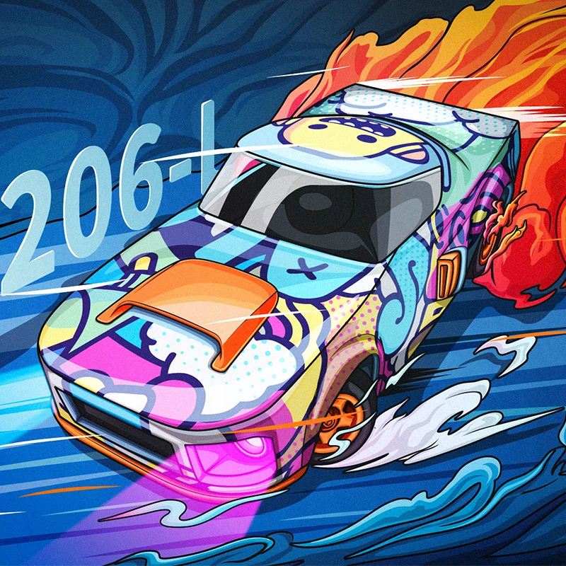 High-Speed RC Toy Car Full-Scale Drift Model Wild Child Gift For Children's Day Remote Control Vehicle Collectible Model Car