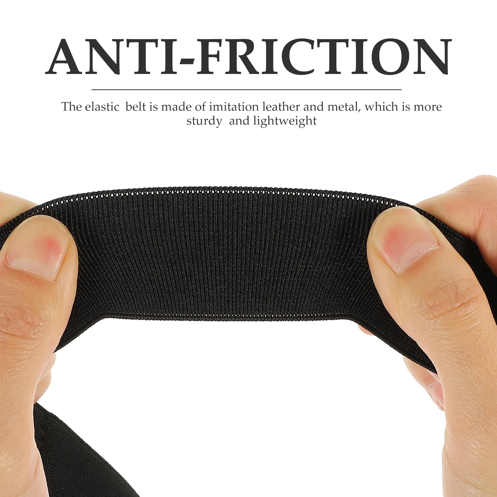 Adjustable Baseball Belt Elastic Imitation Lightweight Rustproof Metal Ring Softball Football Sports Gear