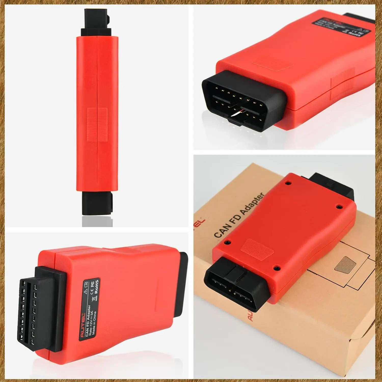 محول تشخيص صغير VCI J2534 Obd2 لسيارات جنرال موتورز حتى 2020 CAN FD متوافق مع أدوات إصلاح MaxiSYS أداة تشخيص السيارة