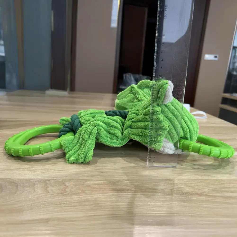 

Игрушка для собак: устойчивая к укусам, плюшевая лягушка с двойным кольцом для перетягивания, для прорезывания зубов, для маленьких и средних собак, прочная, для домашних животных