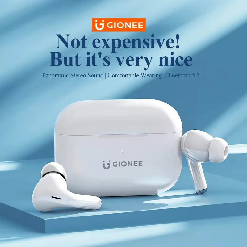 GIONEE JL005 In-ear ANC Wireless Earphone Bluetooth 5.3 Noise Cancellation Wireless Headphone Support 3D Spatial Audio Earbuds