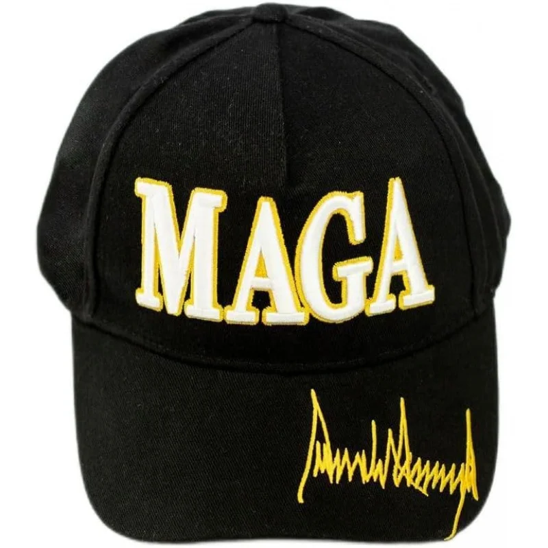 

Trump 2024 Hat MAGA Baseball Caps Made in USA - Embroidered Hat Make America Great Again Adjustable Trucker Cap for Men Women