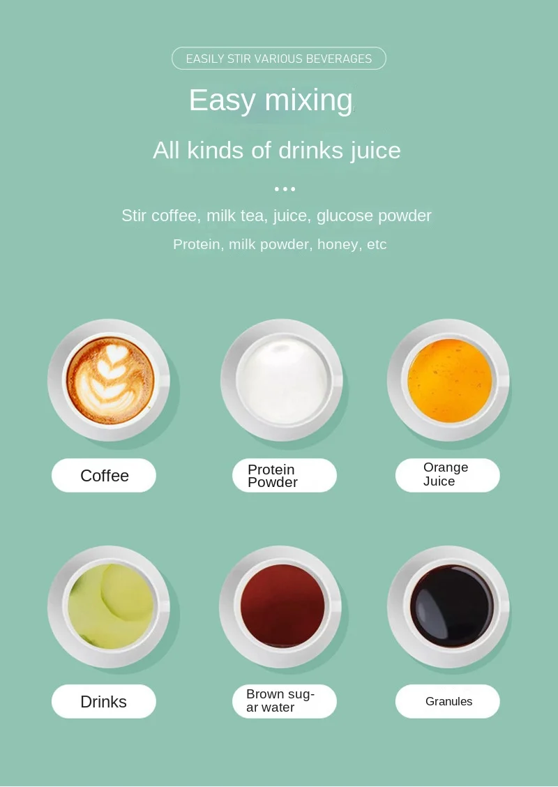 Electric Protein Powder Mixing Cup Automatic Shaker Charging Wireless Household Bottle Milk Coffee Blender Kettle Gym Outdoor