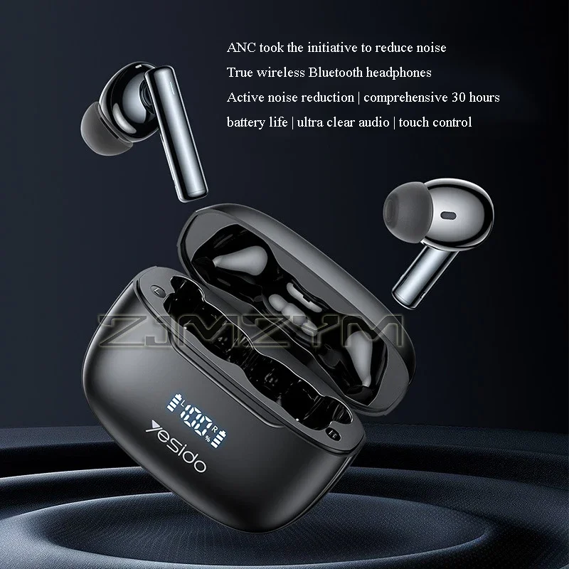 Bluetooth 5.3 Earphone Excellent Quality ANC Noise Reduction Wireless Earbuds Type-C Fast Charging Easy Pairing Headset