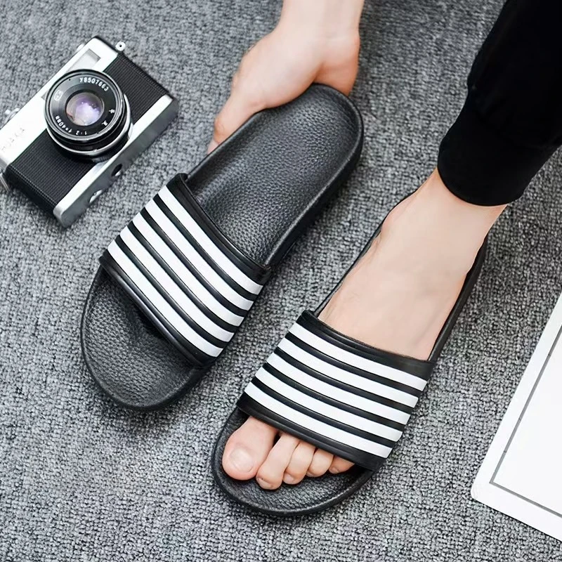 

Мужские домашние тапочки больших размеров, мягкие и удобные, для ванной, на толстой плоской подошве, уличные пляжные сандалии, летние