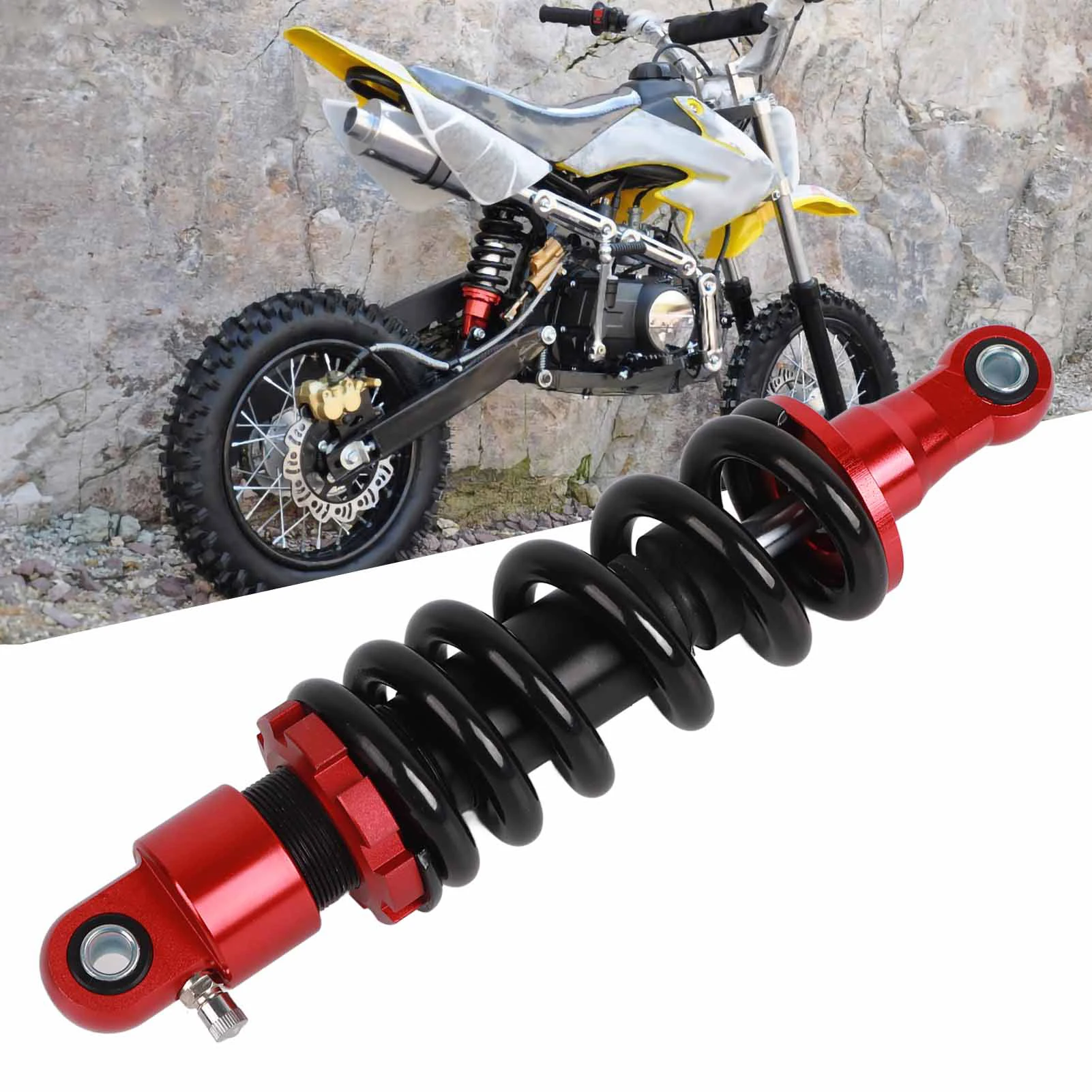 280mm Shock Absorber Adjusting Rear Shock Absorbers 280mm Suspension Damper for Dirt Pit  Motorcycle Dirt  Suspension