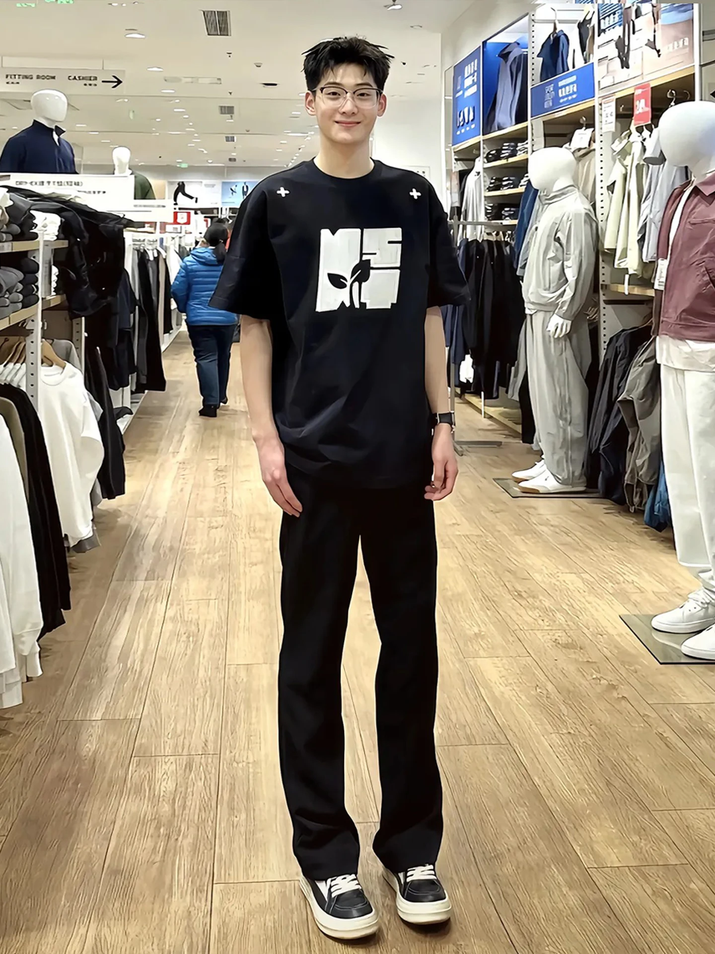 

Джинсы Bla с высокой талией, тонкие, в американском стиле, для мужчин и женщин, летние, прямые, облегающие, с эффектом похудения, в уличном стиле, повседневная одежда