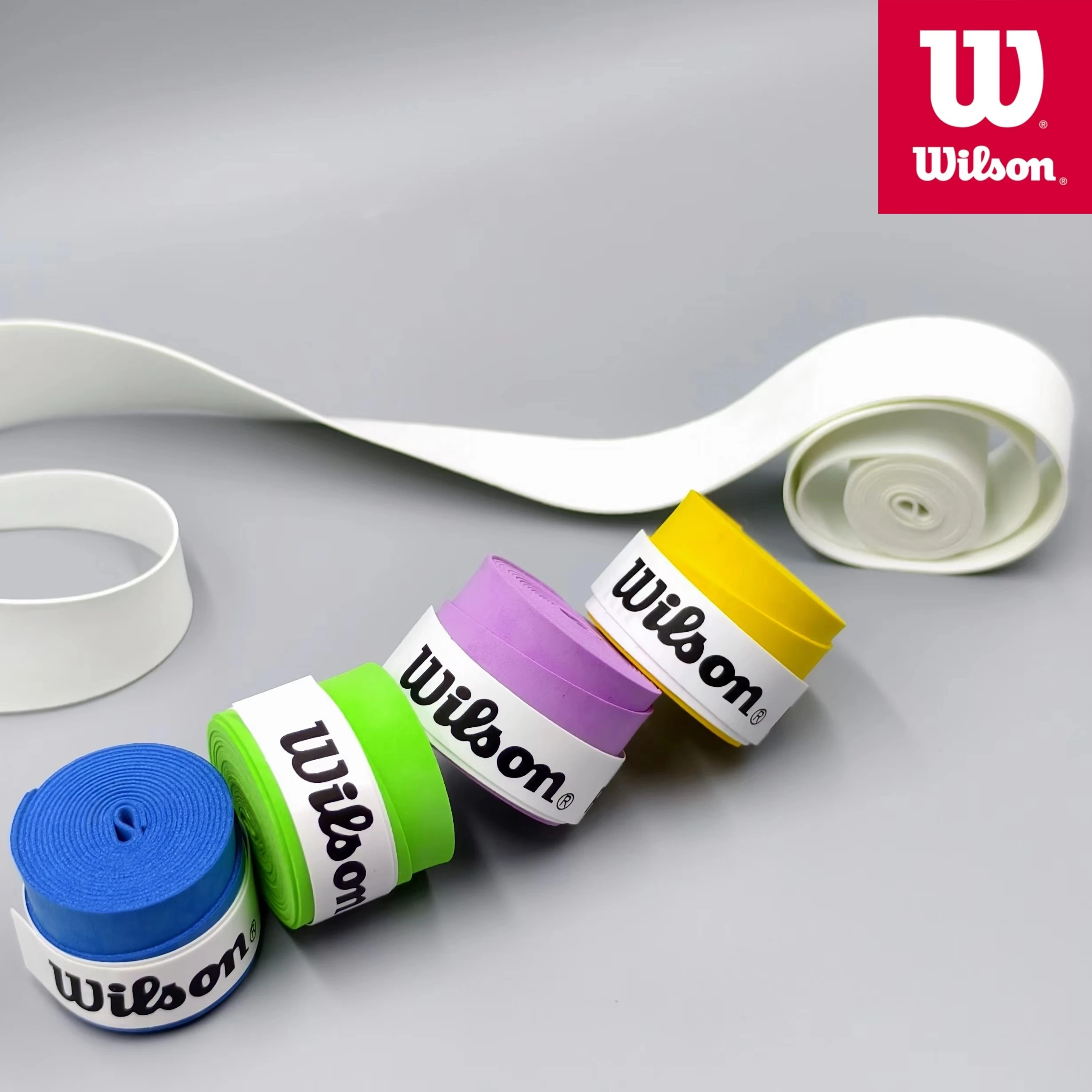 40/16PCS Wilson original tennis pullover PU tennis racket sweat band absorption grip badminton racket handle tennis racket grip