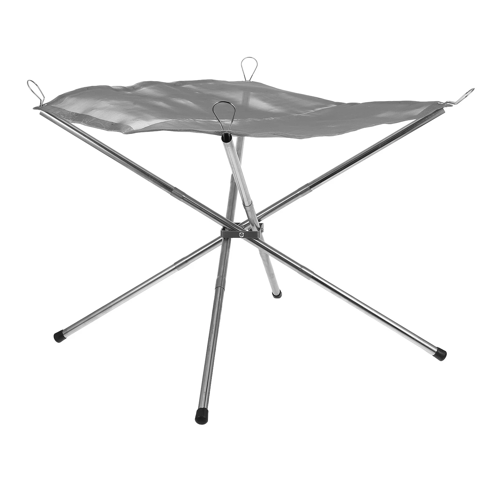 

Foldable Stainless Steel Outdoor Fire Pit Portable Bonfire Rack Detachable Camping Stove Campfire Grill Fire Stand