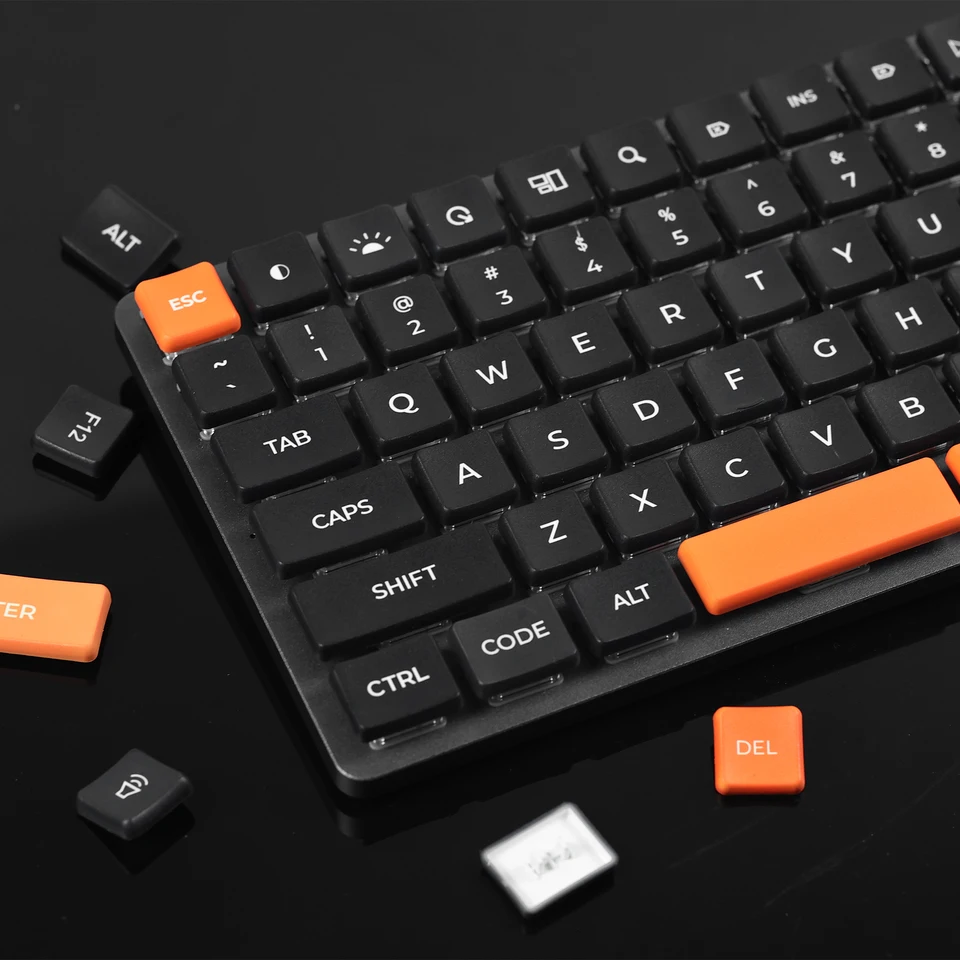 CHOSFOX Low Profile PBT Choc Keycaps for Kailh 1350
