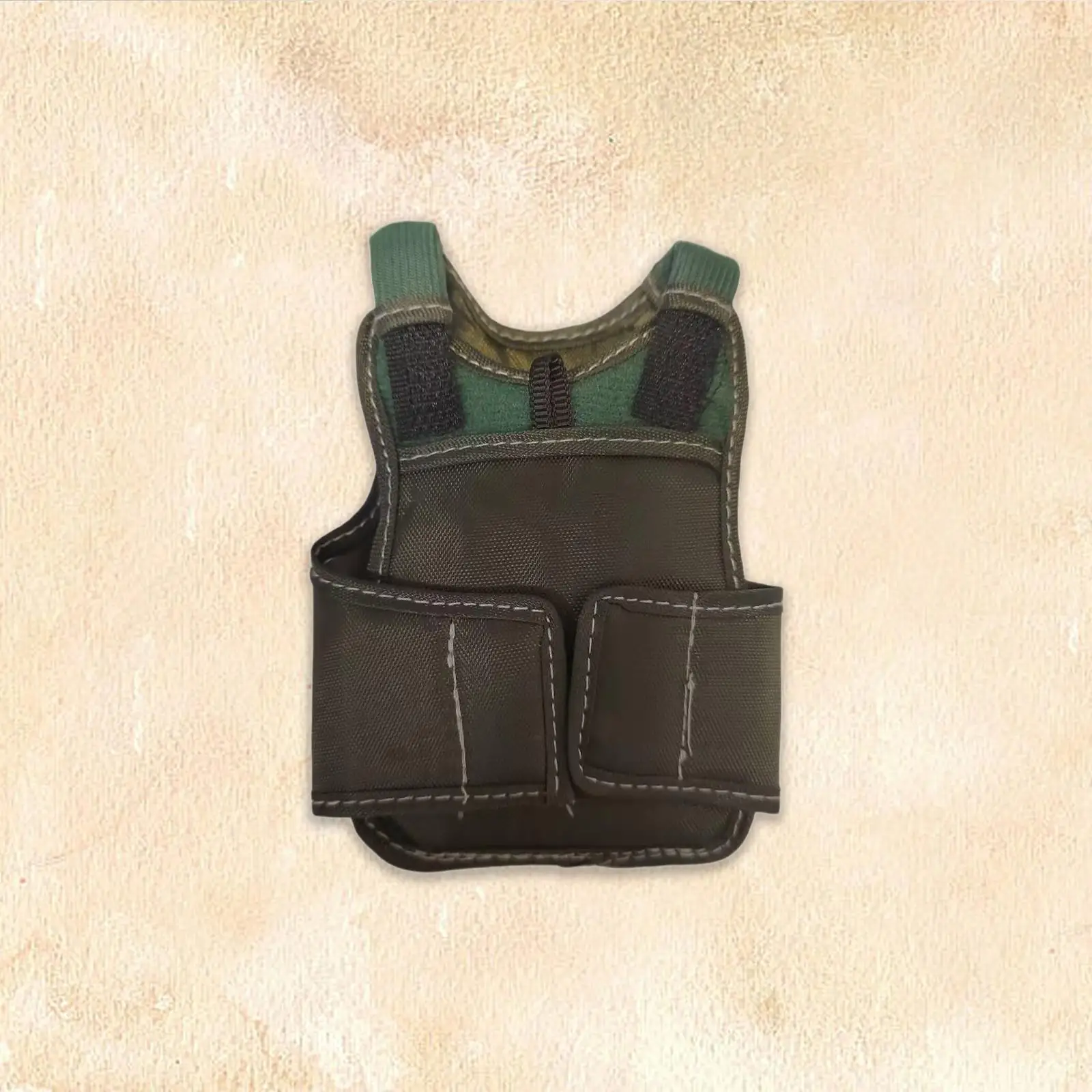 1/6 Male Figure Vest Doll Vest Model for 12inch Collectable Action Doll Body Green