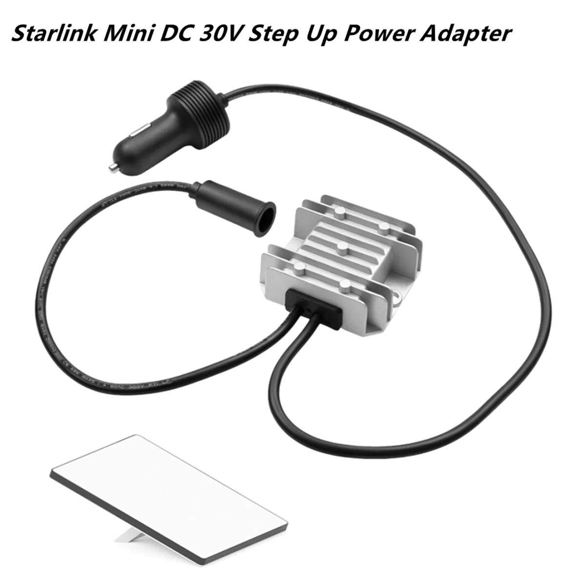 Starlink Mini Cable Car Adapter with Step Up Converter 12V Power Cable with Cigarette Lighter Plug 10-28V to 30V 3.5A Conversion