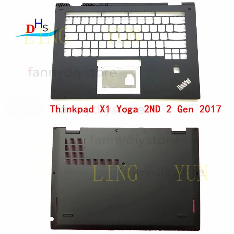Z  01AY911  FOR  Thinkpad X1 Yoga 2ND 2Gen 2017 Bottom Base Case & Keyboard Bezel 01AX888